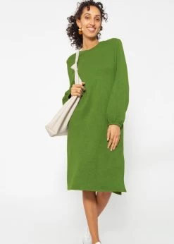 Super Soft Jerseykleid In Midilänge - Grün 10 Super Soft Jerseykleid In Midilänge - Grün -Sassyclassy SassyClassy super soft jerseykleid in midilange grun S3210K65138uPXR6PPoAJS6