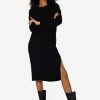Super Soft Jerseykleid In Midilänge - Schwarz -Sassyclassy SassyClassy super soft jerseykleid in midilange schwarz S3209K6375 5RKSq5A4ZK4Dck