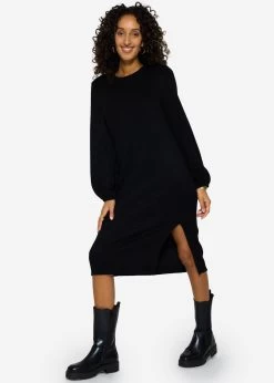 Super Soft Jerseykleid In Midilänge - Schwarz 17 Super Soft Jerseykleid In Midilänge - Schwarz -Sassyclassy SassyClassy super soft jerseykleid in midilange schwarz S3209K6375 6IW2t9E73B7GpF