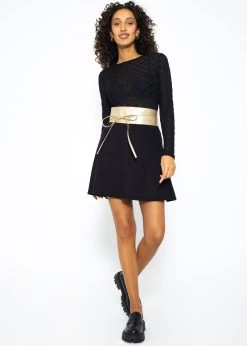 Super Soft Jerseyrock - Schwarz -Sassyclassy SassyClassy super soft jerseyrock schwarz S3210R6581 11