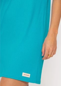 T-Shirt Kleid - Azurblau 17 T-Shirt Kleid - Azurblau -Sassyclassy SassyClassy t shirt kleid azurblau S4202K6786 1