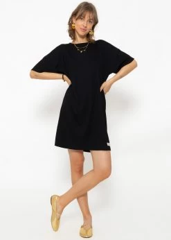 T-Shirt Kleid - Schwarz -Sassyclassy SassyClassy t shirt kleid schwarz S4202K6785 1