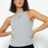 Tank Top Mit Stickerei - Grau 2 Tank Top Mit Stickerei - Grau -Sassyclassy SassyClassy tank top mit stickerei grau S3207T6156 8