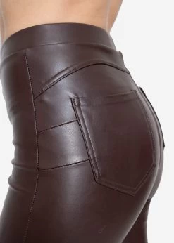 Thermo Lederleggings Mit Aufgesetzten Taschen, Dunkelbraun 15 Thermo Lederleggings Mit Aufgesetzten Taschen, Dunkelbraun -Sassyclassy SassyClassy thermo leggings mit aufgesetzten taschen dunkelbraun S1211B4408 5