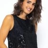 Top Mit Pailletten - Schwarz -Sassyclassy SassyClassy top mit pailletten schwarz S3208T6208 2