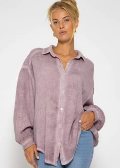 Verwaschene Musselin Bluse - Altrosa 14 Verwaschene Musselin Bluse - Altrosa -Sassyclassy SassyClassy verwaschene musselin bluse altrosa S3209E6408 2