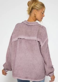 Verwaschene Musselin Bluse - Altrosa 17 Verwaschene Musselin Bluse - Altrosa -Sassyclassy SassyClassy verwaschene musselin bluse altrosa S3209E6408 6