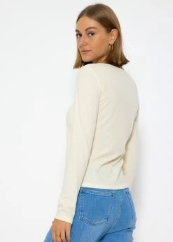 Weiches Langarmshirt - Hellbeige 18 Weiches Langarmshirt - Hellbeige -Sassyclassy SassyClassy weiches langarmshirt hellbeige S3208G6201 1