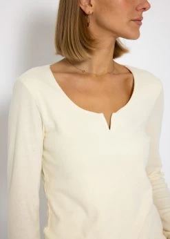 Weiches Langarmshirt - Hellbeige 21 Weiches Langarmshirt - Hellbeige -Sassyclassy SassyClassy weiches langarmshirt hellbeige S3208G6201 7