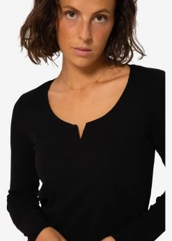 Weiches Langarmshirt - Schwarz -Sassyclassy SassyClassy weiches langarmshirt schwarz S3208G6202 9PNG6I14Ek1Cc0