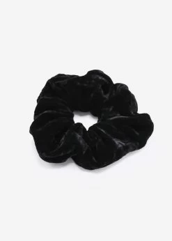 Scrunchie Aus Velvet, Schwarz