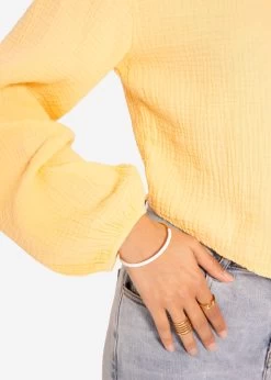 Armreif Gold Mit Emaille, Weiß -Sassyclassy SassyClassy armreif gold mit emaille weiss S3205A1329 1YVfCojnVlnlIK