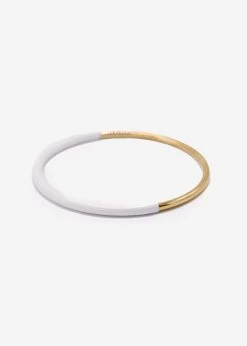 Armreif Gold Mit Emaille, Weiß -Sassyclassy SassyClassy armreif gold mit emaille weiss S3205A1329 2868W0gAbW98Ut