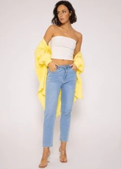 Bandeau Top Mit Struktur, Offwhite 14 Bandeau Top Mit Struktur, Offwhite -Sassyclassy SassyClassy bandeau top mit struktur offwhite S3201B5350