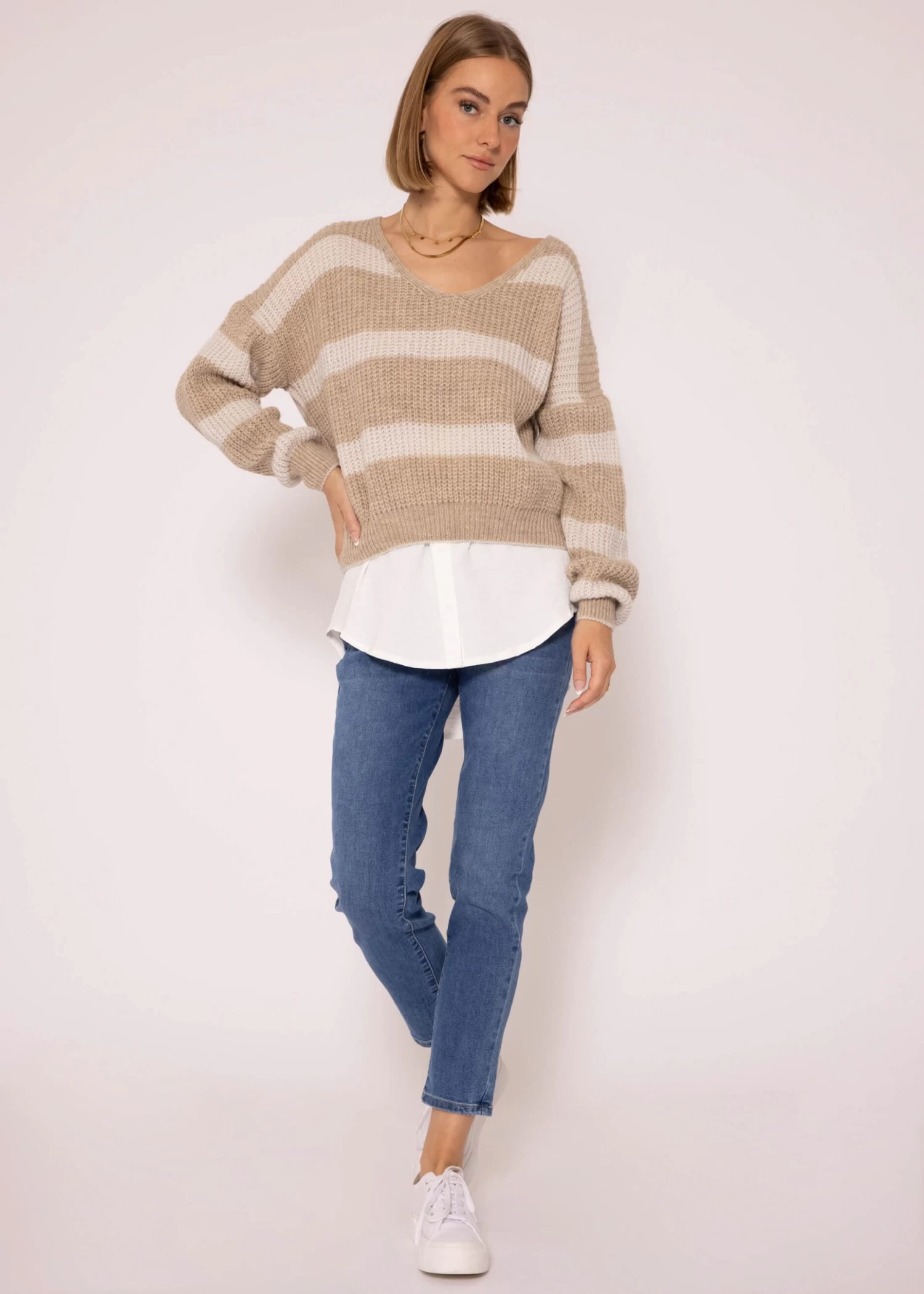 Blusenrock Mit Logo - Offwhite 4 Blusenrock Mit Logo - Offwhite – Bild 2