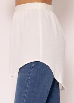 Blusenrock Mit Logo - Offwhite 12 Blusenrock Mit Logo - Offwhite -Sassyclassy SassyClassy blusenrock mit logo offwhite S3204B5888 5