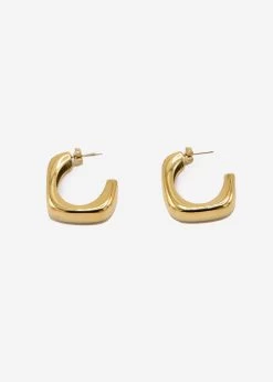 Breite, Kleine Creolen, Gold