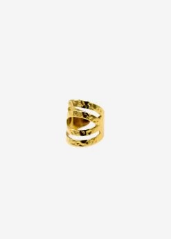 Breiter, Gehämmerter Ring, Gold -Sassyclassy SassyClassy breiter gehammerter ring gold S2208A1178 4OpFQIprwoxDhN
