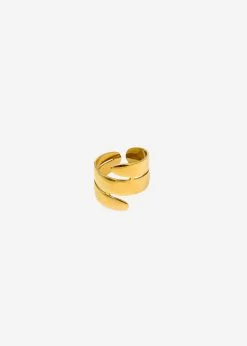 Breiter, Geschlungener Ring, Gold -Sassyclassy SassyClassy breiter geschlungener ring gold S2208A1179 29CDIexNwkyX5u