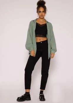 Bustier Top Mit Spitze, Schwarz -Sassyclassy SassyClassy bustier top mit spitze schwarz S2211B5240 1