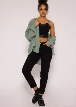 Bustier Top Mit Spitze, Schwarz -Sassyclassy SassyClassy bustier top mit spitze schwarz S2211B5240 2