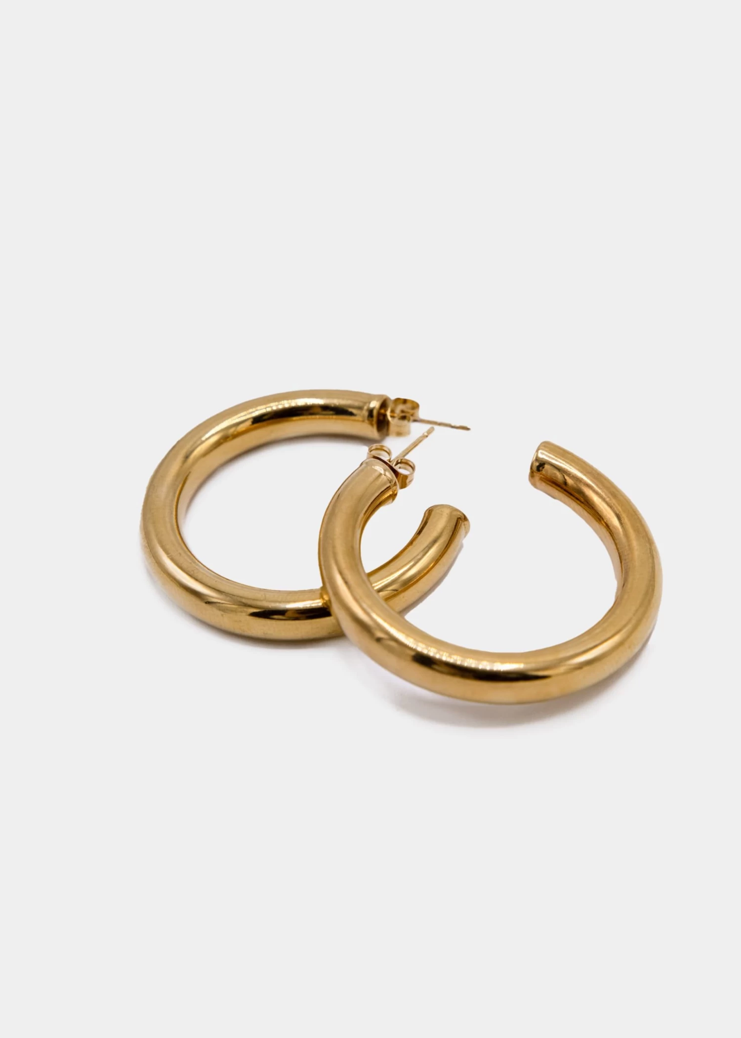 Chunky Creolen - Gold 5 Chunky Creolen - Gold – Bild 3