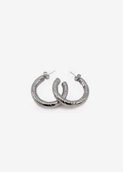 Creolen Mit Riffelung, Silber -Sassyclassy SassyClassy creolen mit riffelung silber S2206A1130 3zfxfTtOyTb6kC