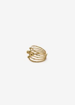 Feingliedriger Ring Mit Zarten Kugeln, Gold -Sassyclassy SassyClassy feingliedriger ring mit zarten kugeln gold S3207AR1441 1ZrQuEjanEq1X9