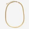 Flache Halskette, Gold -Sassyclassy SassyClassy flache halskette gold A1302 2