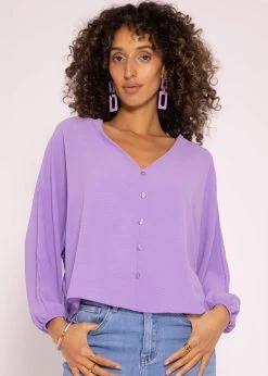 Fliessendes Oversize Top, Flieder -Sassyclassy SassyClassy fliessendes oversize top flieder S3204B5857