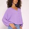 Fliessendes Oversize Top, Flieder 2 Fliessendes Oversize Top, Flieder -Sassyclassy SassyClassy fliessendes oversize top flieder S3204B5857 5
