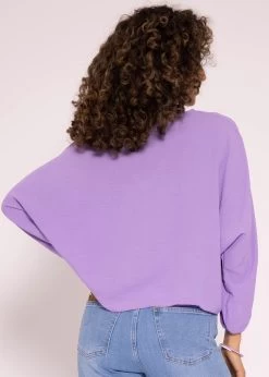 Fliessendes Oversize Top, Flieder -Sassyclassy SassyClassy fliessendes oversize top flieder S3204B5857 7