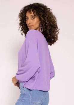 Fliessendes Oversize Top, Flieder -Sassyclassy SassyClassy fliessendes oversize top flieder S3204B5857 8