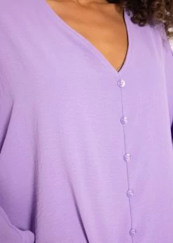 Fliessendes Oversize Top, Flieder -Sassyclassy SassyClassy fliessendes oversize top flieder S3204B5857 9