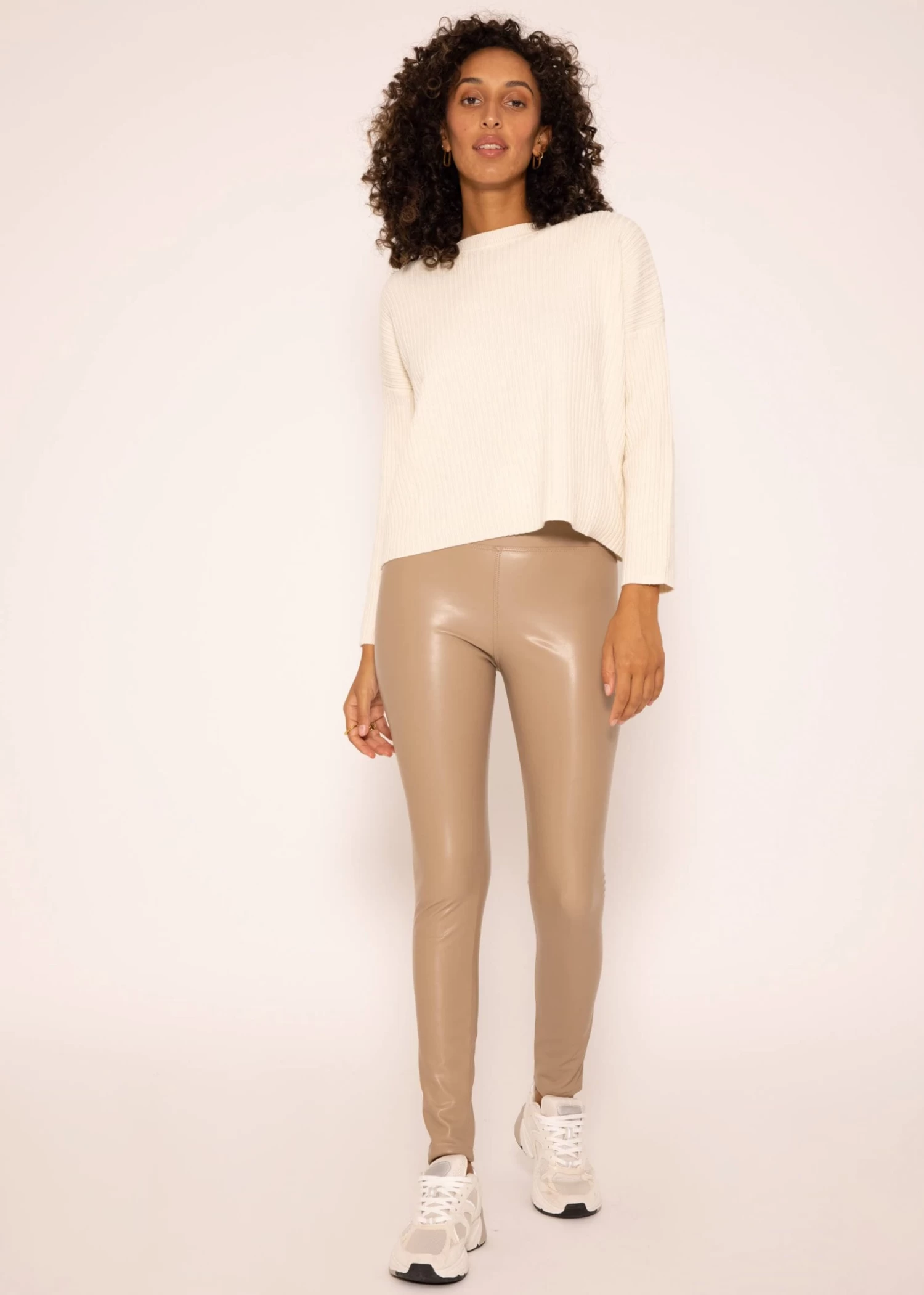 Gerippter Pullover - Offwhite 4 Gerippter Pullover - Offwhite – Bild 2