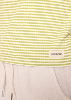 Gestreiftes Rip Jersey T-Shirt, Grün/weiß 16 Gestreiftes Rip Jersey T-Shirt, Grün/weiß -Sassyclassy SassyClassy gestreiftes rip jersey t shirt grun weiss S3202B5551 8