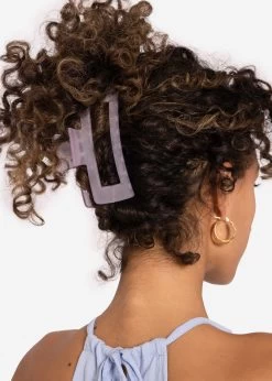 Große Haarklammer, Lila -Sassyclassy SassyClassy grosse haarklammer lila S3205A1343 4