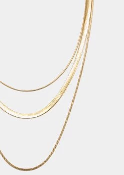 Halskette Im Layering Design - Gold -Sassyclassy SassyClassy halskette im layering design gold S3207A1424 2zXtdHLGB3i2jG