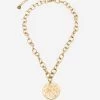 Halskette Mit Rundem Anhänger, Gold -Sassyclassy SassyClassy halskette mit rundem anhanger gold S3203A502 1rcbcuHYkKLruO