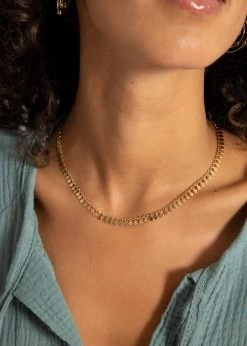 Halskette Mit Vielen Plättchen, Gold 6 Halskette Mit Vielen Plättchen, Gold -Sassyclassy SassyClassy halskette mit vielen plattchen gold S3203A1308