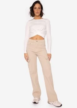 Highwaist Cargo Pants, Beige 13 Highwaist Cargo Pants, Beige -Sassyclassy SassyClassy high waist cargo pants beige S3201B5343 34 9Xpc7INkFGjVY5
