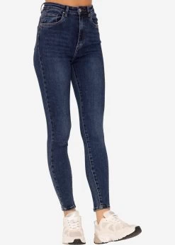 Highwaist Jeans, Dunkelblau -Sassyclassy SassyClassy highwaist jeans dunkelblau S1211B4392 11rkv4l7vXMcsQI