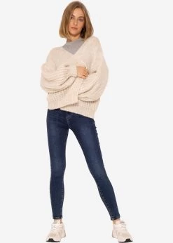 Highwaist Jeans, Dunkelblau -Sassyclassy SassyClassy highwaist jeans dunkelblau S1211B4392 5RnUFf55MDHfNR