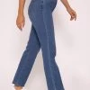 Jeans Mit Weitem Bein, Mittelblau -Sassyclassy SassyClassy jeans mit weitem bein mittelblau S3202B5533 2