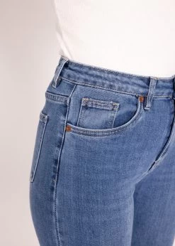 Jeans Mit Weitem Bein, Mittelblau -Sassyclassy SassyClassy jeans mit weitem bein mittelblau S3202B5533 5