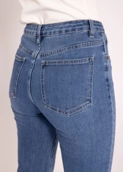 Jeans Mit Weitem Bein, Mittelblau -Sassyclassy SassyClassy jeans mit weitem bein mittelblau S3202B5533 6