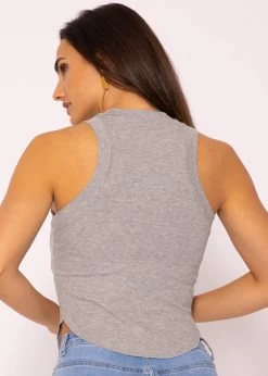 Jersey Top, Hellgrau 12 Jersey Top, Hellgrau -Sassyclassy SassyClassy jersey top hellgrau S3204B5811 6