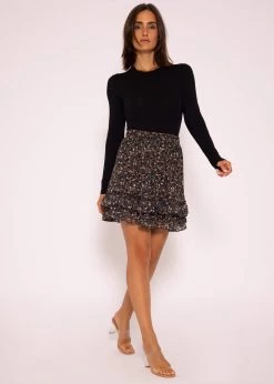 Langarmshirt Mit Diagonaler Biese, Schwarz 15 Langarmshirt Mit Diagonaler Biese, Schwarz -Sassyclassy SassyClassy langarm shirt mit diagonaler biese schwarz S3207B6010