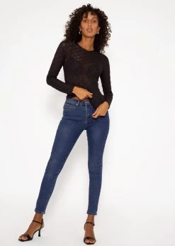 Langarmshirt Mit Netzmuster - Schwarz 16 Langarmshirt Mit Netzmuster - Schwarz -Sassyclassy SassyClassy langarmshirt mit netzmuster schwarz S3207G6116 21sMkATpd9yUIg