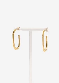 Lange Creolen, Gold -Sassyclassy SassyClassy lange creolen gold S2212A1257 3